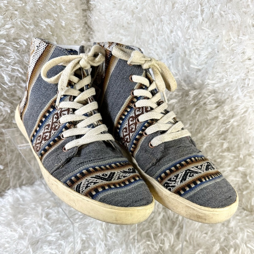 Inti Surfing High Top Aztec Sneakers Men’s Size 11
